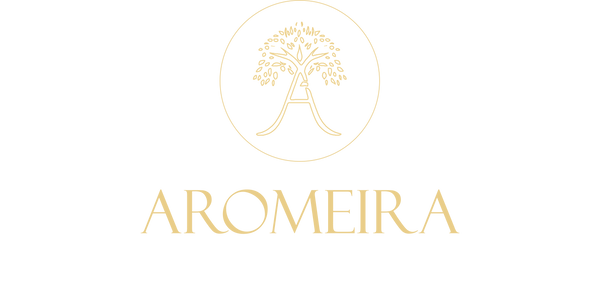 Logo and written text of Aromeira brand